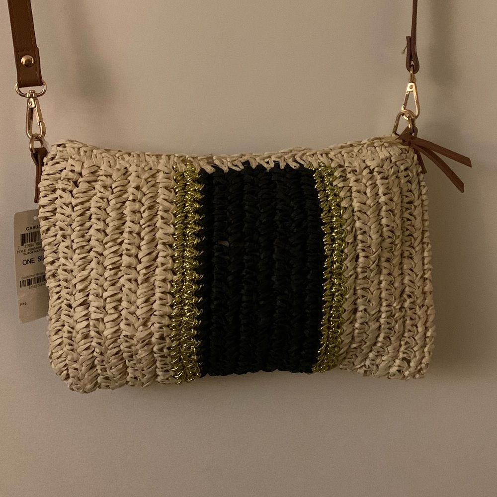 ❌sold❌INC Natural & Black Purse